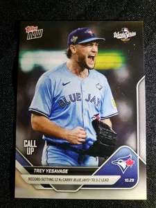 2025 Topps Now 913 Trey Yesavage World Series  - Bild 1 von 2