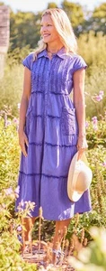 Sunwashed Prairie Dress - Perfectly Periwinkle - Picture 1 of 2