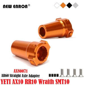 AX80071 Straight Axle Adapter Rear Knuckle For AXIAL YETI AX10 RR10 Wraith SMT10 - Picture 1 of 18