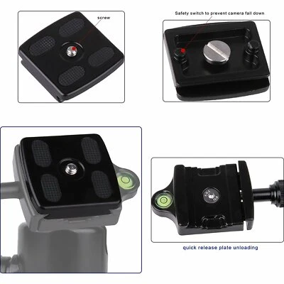 Zomei Fast Loading Plate Quick Release Plate QR Universal for Tripod Q555/818/6 - Image 1 of 4