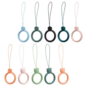 10 Pcs Handytasche Mit Ringschnalle Praktisches Schlüsselband Fingerring - Zdjęcie 1 z 12