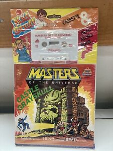Ensemble cassette vintage Masters Of The Universe et livre lu dans son emballage neuf