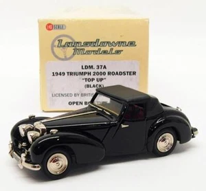 Lansdowne Models 1/43 Scale LDM37A - 1949 Triumph Roadster Top Up - Black - Picture 1 of 4