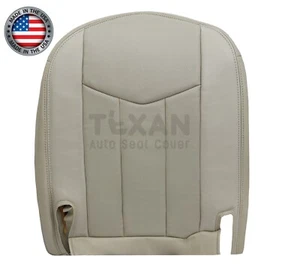 2004-2009 Cadillac XLR Convertible Passenger Bottom Leather Seat Cover Shale Tan - Picture 1 of 13