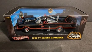 Hot Wheels Elite 1966 TV Series Batmobile 1:18 LE Signed George Barris - Picture 1 of 5