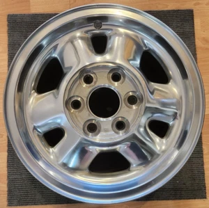 16" GMC SIERRA, YUKON FACTORY OEM POLISHED ALLOY WHEEL RIM 1999-2003 16x7 - Picture 1 of 17