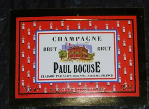 ETIQUETTE DE CHAMPAGNE PAUL BOCUSE ELABORE PAR ALAIN TIENOT REIMS - Picture 1 of 1