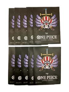 10 sleeves Buggy pirate Flag One Piece Official Limited card sleeve - Picture 1 of 1