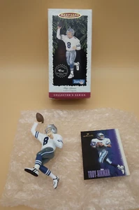 1996 Hallmark Keepsake Ornament Football Legends Troy Aikman Collector's Series - Picture 1 of 7