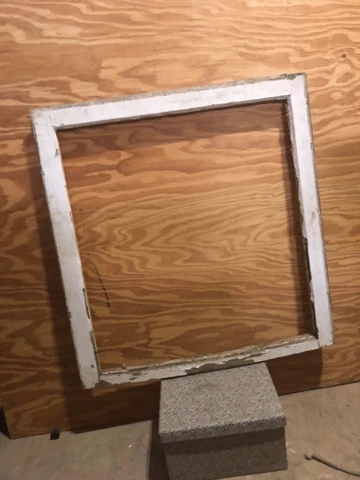 Vintage Antique Farmhouse Wood Window Sash: Lot I Cover