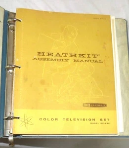 Conjunto Heathkit Manual Color Televisión Set Modelo GR-53A en carpeta de tapa dura - Imagen 1 de 1