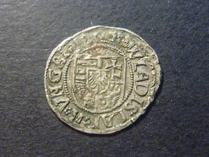 Hungary, double struck 1506 K-H silver denar, Wladislaus II. 1490-1516, 0.45 g - Bild 1 von 3