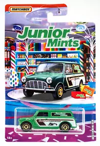 2020 Matchbox Candy Car Series Austin Mini Van Junior Mints 5/6 - Picture 1 of 5