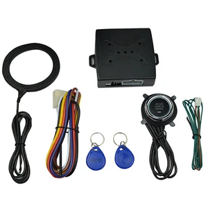 Car Ignition Switch DC 12V Engine Start Push Button Keyless Entry Starter Kit - Picture 1 of 12