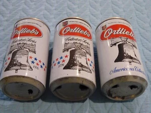 3-for-1 ORTLIEB'S BEER Collect SPIRIT 76/ Germantown Battle/ Pretzel 12 oz STEEL - Picture 1 of 10