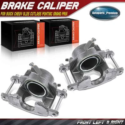 Par de pinzas de freno de disco delanteras para Buick GS GMC Sprint Chevrolet Olds Pontiac Foto 1 de 4