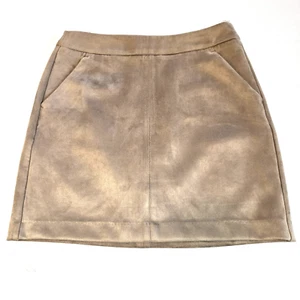 Vera Moda Minirock beige Wildlederimitat Größe Small - Bild 1 von 8