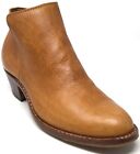 Adelante Shoe Co. The Granada Women's Size 9 Carmel Handcrafted Leather Booties