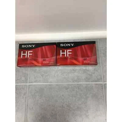 2 casetes de audio Sony HF de alta fidelidad 60 min sesgo normal nuevos Foto 1 de 3