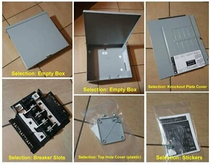 GE Main Lug Outdoor Weather Proof Box TLM612CUP 125 Amps 6-12 ( NEW PARTS ) - Picture 1 of 12
