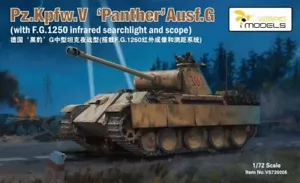 Vespid VS720008 1/72 Pz.Kpfw.V ""Panther"" Ausf.G. con FG 1250 Searchlight a infrarossi - Foto 1 di 1