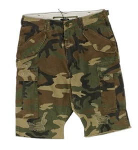 NWT R13 Shorts Camo Cargo Green Size 30 - Picture 1 of 5
