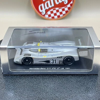 SPARK 1/43 Mercedes-Benz C11 #31 LM Le Mans 1991 silver M. Schumacher S1251 - Image 1 of 4