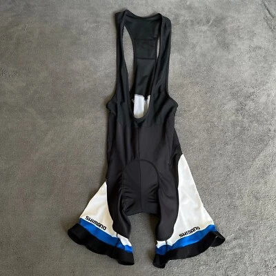 Giant Shimano черный белый велосипед шорты нагрудники костюм мужской размер XL - Изображение 1 из 4
