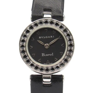 BVLGARI BlackDiamond Reloj de Pulsera BZ22S Cuarzo Acero Inoxidable Cuero Usa... - Imagen 1 de 12