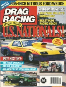 DRAG RACING 1988 SEPT - WILD FORD WEDGE, INDY HISTORY, US NATS - Imagen 1 de 1