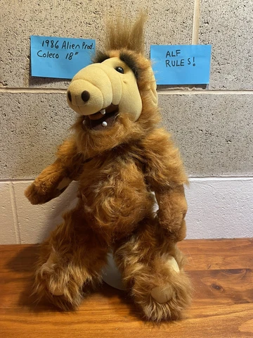 Vintage 1986 ALF Plush 18" Stuffed Animal Toy Coleco Alien Productions Cover