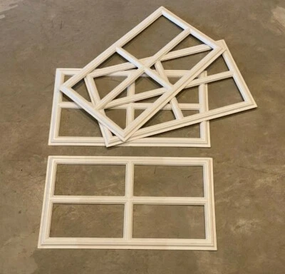 4 insertos de repuesto blancos Amarr Stockton para puertas de garaje Amarr de panel corto Foto 1 de 4