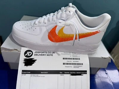 Nike Sportswear Air Force 1 scarpe da ginnastica basse uomo donna sneakers palestra taglia-9 - Immagine 1 di 4