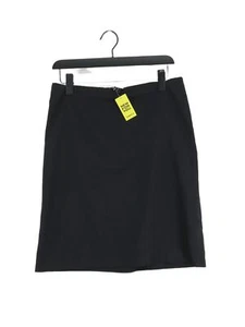 Kookai Women's Midi Skirt W 40 in Black 100% Polyester Midi A-Line - Picture 1 of 6