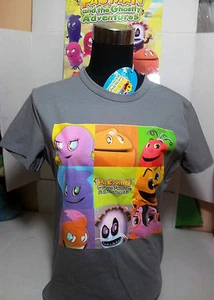 PAC-MAN T-SHIRT TG."M" MAGLIETTA GRIGIO BANDAI AND GHOSTLY ADVENTURES ORIGINALE - Picture 1 of 1