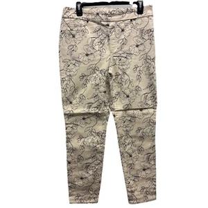 NWT CHOOSE SIZE Chico’s Womens Pull On Jegging Ankle Jeans Natural Cream Floral - Picture 1 of 5
