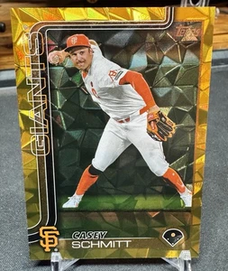 Casey Schmitt 2025 Topps Series 2 Gold Diamante /50 San Francisco Giants #495 - Picture 1 of 2