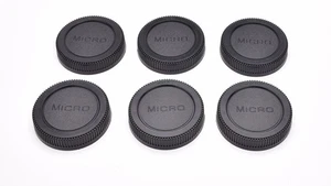 Unbranded Micro 4/3 Mount Rear Lens Cap Lot Qty-6 M4/3 (#T1229) - Picture 1 of 2