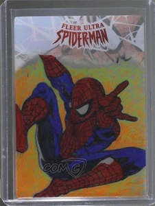 2017 Fleer Ultra Marvel Spider-Man Plexiglass 1/1 JC Fabul Auto Sketch 0k5d - Picture 1 of 3