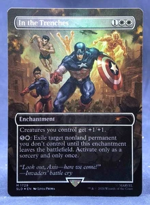 Nelle trincee - MTG FOIL - Secret Lair Drop Marvel SLD - NM - Foto 1 di 4
