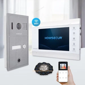 HOMSECUR WLAN Video Türsprechanlage Türklingel Fingeprint RFID Zugang - Bild 1 von 9