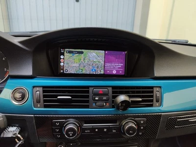 Retrofit Autoradio Android  8,8 CarPlay Android Auto Wireless Per BMW E... - Immagine 1 di 4