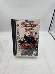 Virtua Fighter Remix (Sega Saturn) Long Case Complete W/ Registration Card