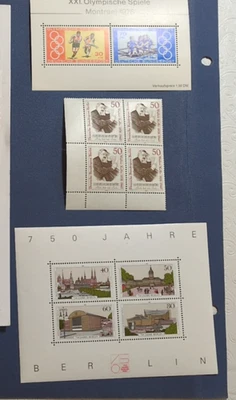 APC W6173 Alemania MNMH bloques y ss Foto 1 de 4