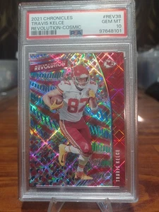 Chronicles Travis Kelce Revolution Cosmic 2021/100 PSA 10 - Imagen 1 de 2