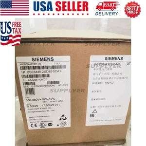 Nuevo Siemens 6SE6440-2UD25-5CA1 MICROMASTER440 sin filtro 6SE6 440-2UD25-5CA1 - Imagen 1 de 5