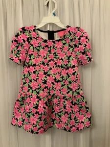 Lily Pulitzer Pink Floral Dress Toddler XS (2-3) - Picture 1 of 13