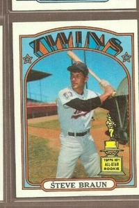 1972 TOPPS #244 STEVE BRAUN - Picture 1 of 1