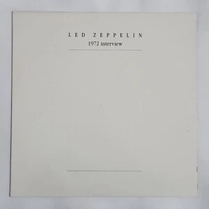 LED ZEPPELIN - '1972 Interview' 12" Vinyl LP Record U.K. PRESSING, PICTURE DISC - Picture 1 of 5