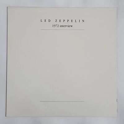 LED ZEPPELIN - '1972 Interview' 12" Vinyl LP Record U.K. PRESSING, PICTURE DISC - Image 1 of 4